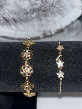 Two 18k Rose Gold Bracelets NWOT